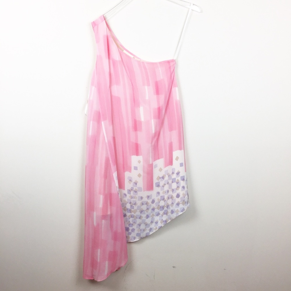 Maeve | Anthro Avalonne Asymmetric Silk Dress